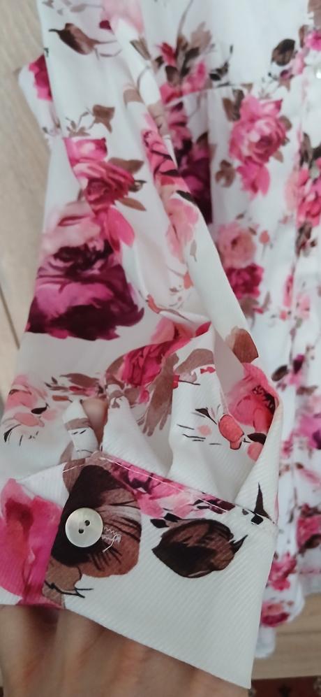 Damske dlhe saty s dlhym rukavom kvetinove xxxl, xxxl