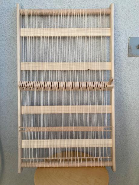 Veľké tkáčske krosná na tkanie, 