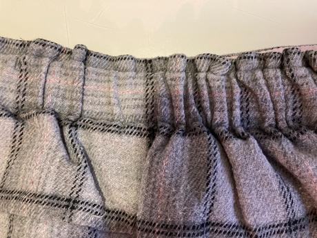 Flanelová suknička tkaná s jemnou ružovou nitkou, next,110