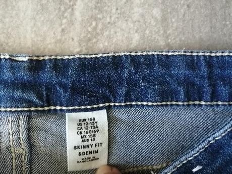 Skinny rifle s lampasami ham v158,12-13 r., h&m,158