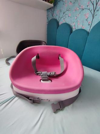 Podsedák na jedálenskú stoličku smartclean magenta, ingenuity