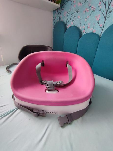 Podsedák na jedálenskú stoličku smartclean magenta, ingenuity