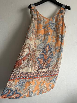 Massimo dutti hodvabne saty 100 perc silk, 38