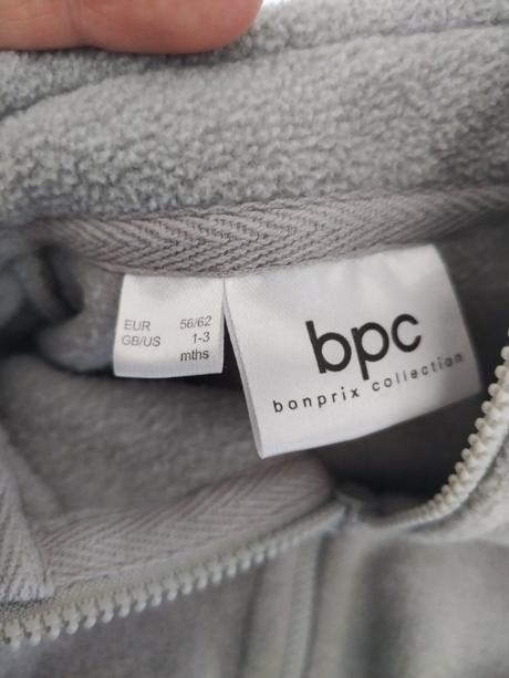 Flisova súprava pre bábätká, bonprix,56