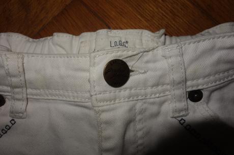 Vyšívané rifľové šortky, h&m,140