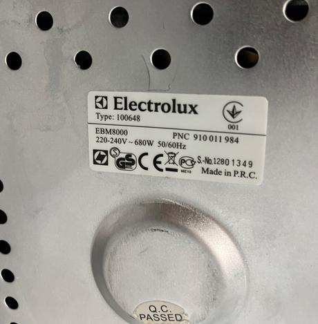Electrolux ebm 8000 pekáreň chleba a koláče, electrolux