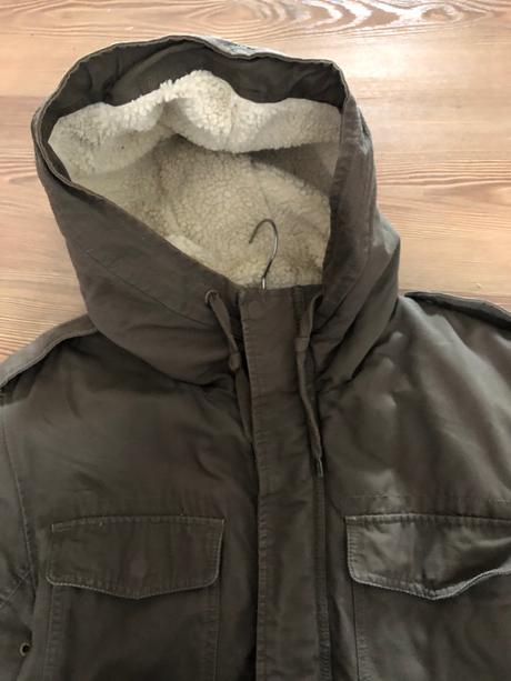 Zelena parka bunda zimna z hm, h&m,l