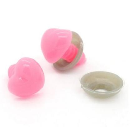 Nos na hračky ružový 18x13 mm, 