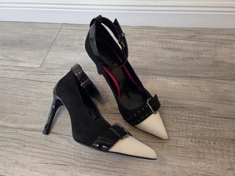 Lodičky s bielou špičkou, next,41