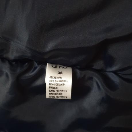 Bunda tmavomodrá gina, gina,36