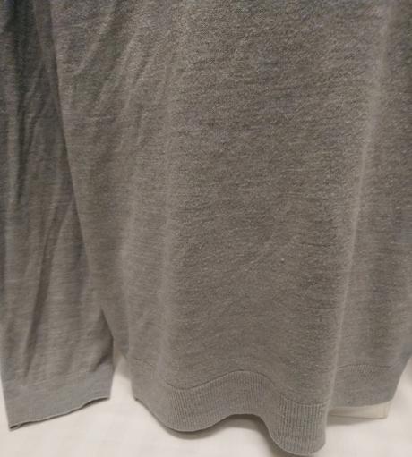 Pánsky sivý tenký acrylový pulóver, atlantic bay, xl