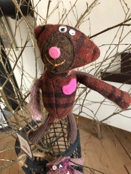 Macko 2x dekoracia-brož, 