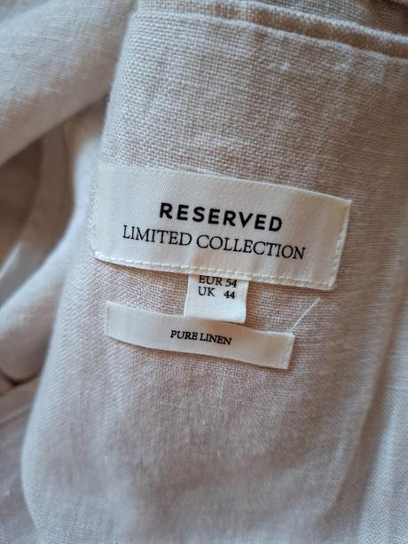 Ľanový oblek reserved, reserved,54