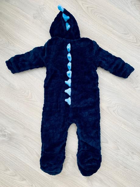 Tmavomodrý overal dinosaurus 80, f&f,80
