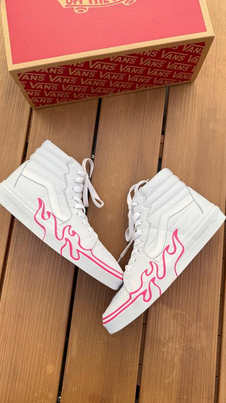 Sk8-hi flame vans 37, vans,37