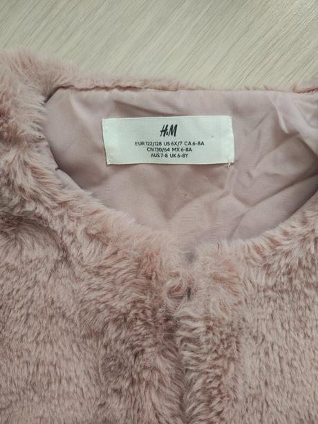 Kožušinova vesta, h&m,122