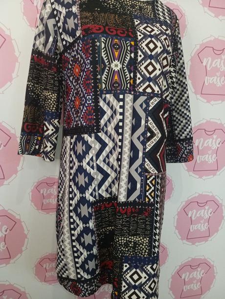 Vzorované šaty 46+48, 46
