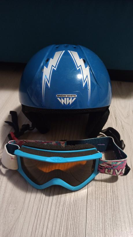 Lyžiarska prilba+okuliare, uvex,xs