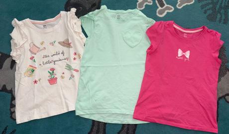 Tričká v.134 a 134/140 ..11ks a legíny zadarmo, takko,134