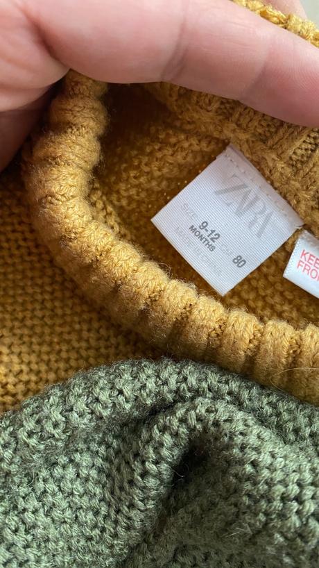 Pletené oversize svetre, zara,80