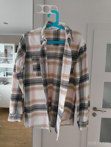 Oversize košeľová bunda - h&m, veľ. 146, h&m,146