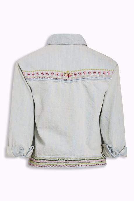 Vyšívaná riflová bunda next, next,98 / 110 / 116 / 164 / 170