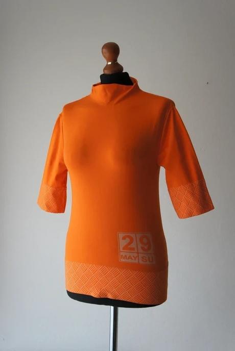 Oranžový rolákový top zn.sla the lab, m