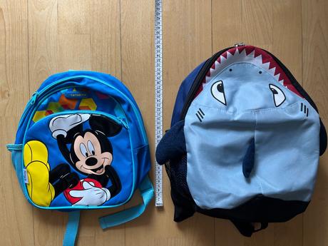 2 ks detsky ruksacik mickey a zralok, samsonite