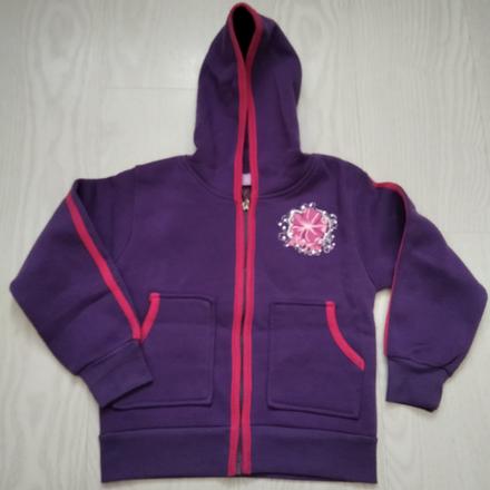 Fialova tepláková mikina, 122