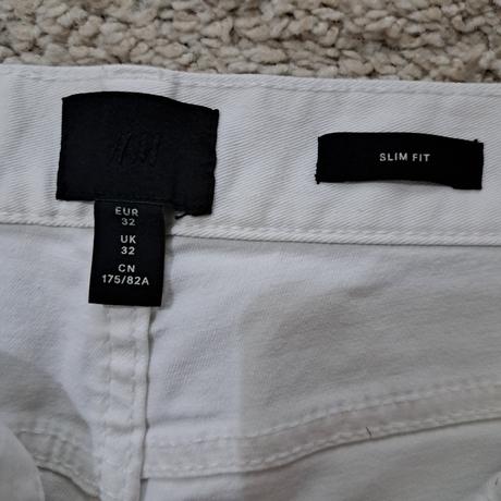 Biele kratase, h&m,176