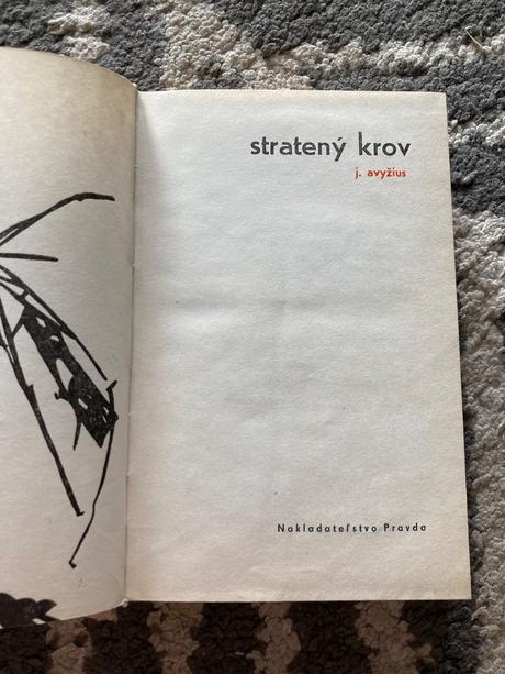 Stratený krov - jonas avyžius (1974), 