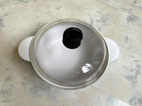 Zapekacia porcelánová misa s príklopom,