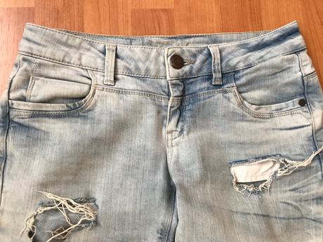 Roztrhané , štýlové rifle, fishbone,28