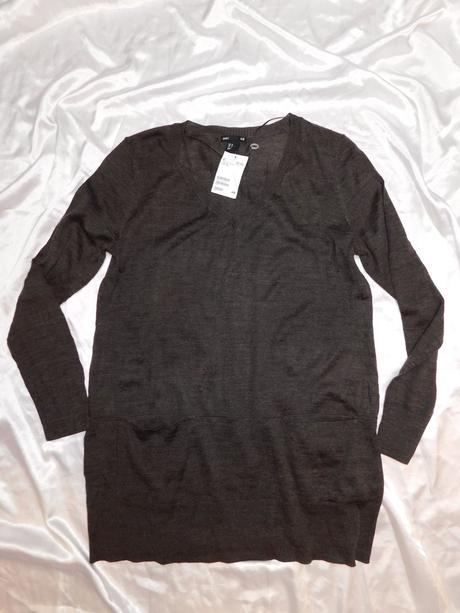 Predlzeny pulover/saty, h&m,38