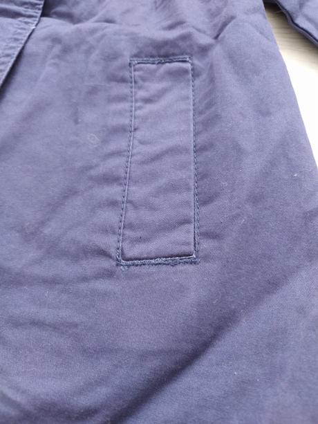 Tmavo modry podsity plast., vertbaudet,128