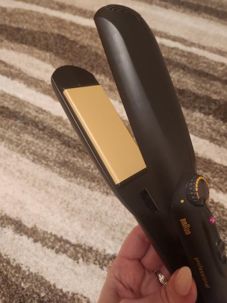 Žehlička na vlasy braun professional,