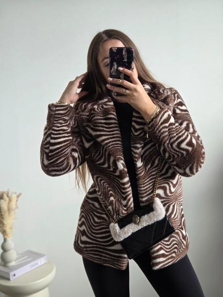 Kožúšok xs, h&m,xs