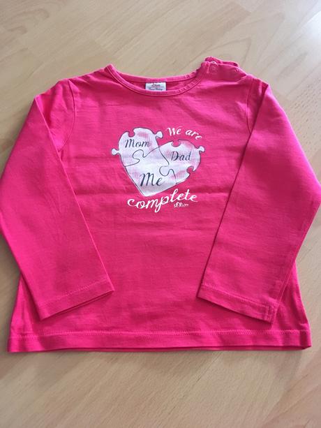 Ruzove tricko so srdieckom - s.oliver, s.oliver,86