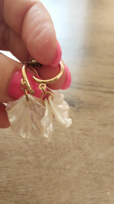 Náušnice lindex, mušličky, lindex