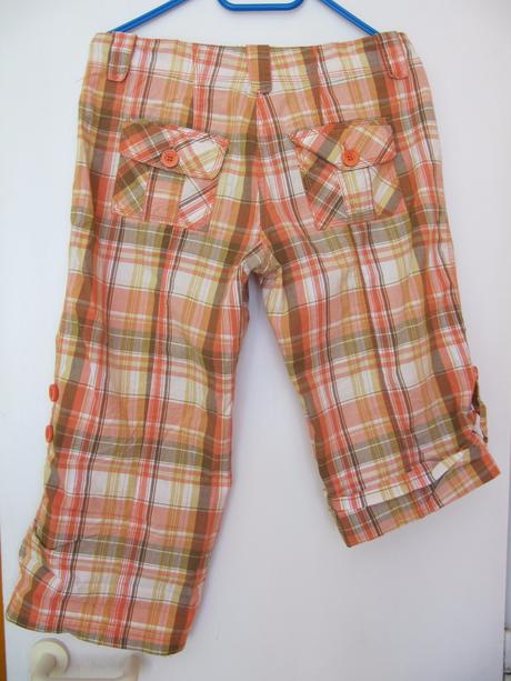 Trojštvrťové nohavice, s