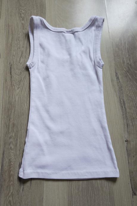 Vrúbkované tričko h&m basic, h&m,xs