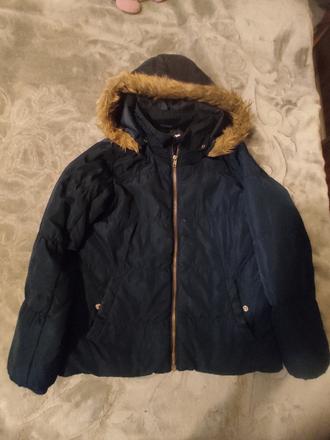 Bunda modrá hm, h&m,134