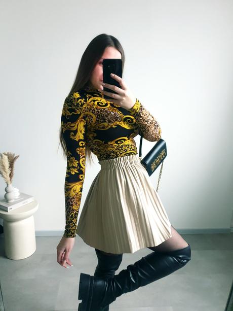 Vzorovaný top s/m, s