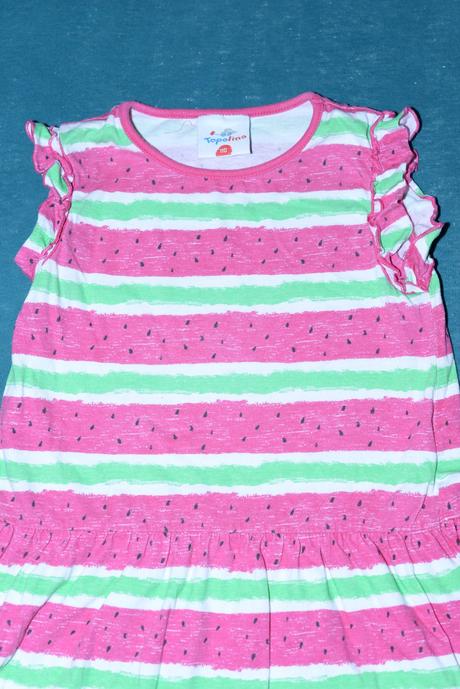 Melónikové šaty, topolino,110