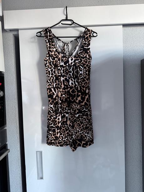 Overal tigrovany, h&m,xs