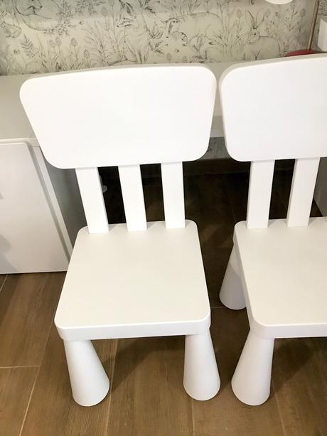 Ikea, mammut stoličky 2x, smastad lavica,