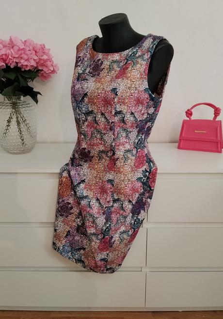 H&m vzorované šaty s otvoreným chrbtom, h&m,44