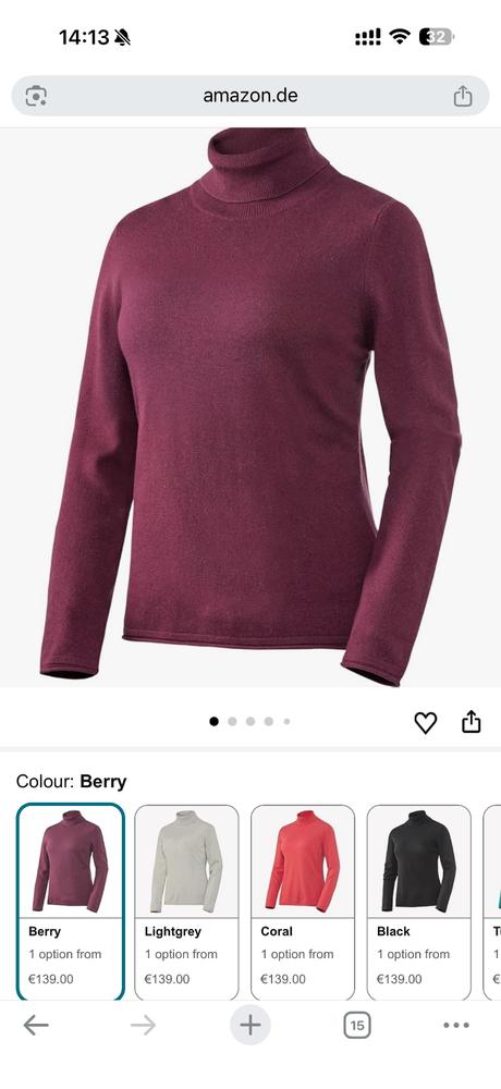 Luxusný rolák emilia parker  kašmír, hodváb, l