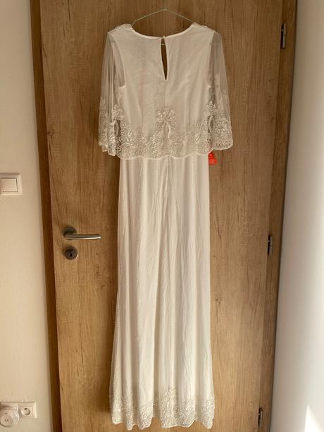 Vintage svadobné koralkove saty, 36