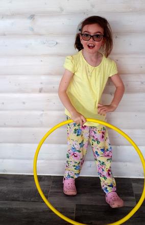 Letené nohavice, h&m,128